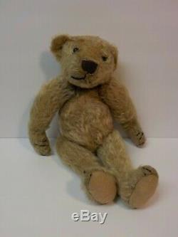Antique Golden Mohair 12 Humpback Teddy Bear, Fully Jointed
