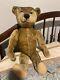 Antique Ideal Teddy Brown Mohair Bear jointed 24 tall 1910-1920