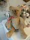 Antique Jointed Straw Filled Mohair Teddy Bear 17 growler