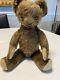 Antique Mohair, Early American, Knickerbocker Teddy Bear Glass Eyes Metal Nose