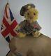 Antique Mohair Farnell Soldier Teddy Bear