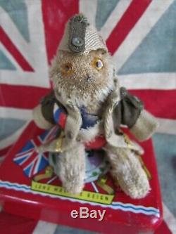 Antique Mohair Farnell Ww1 Soldier Teddy Bear Campbell