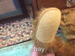 Antique Mohair Jointed Gund Teddy Bear, Hump Back, 16 Tall, Well Loved
