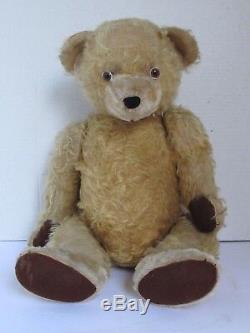Antique Mohair Jointed Teddy Bear 22 French