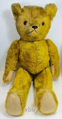 Antique Mohair Teddy Bear 22 inch Fully Jointed circa 1930s
