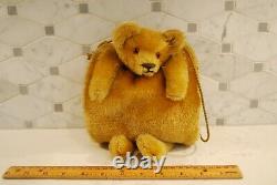 Antique Mohair Teddy Bear Hand Warmer Muff
