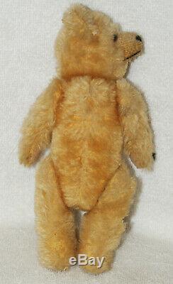 Antique Old Mohair Steiff Teddy Bear C. 1920 Rare 8 Inches