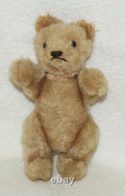 Antique Old Mohair Steiff Teddy Bear C. 1940 Rare 6 Inches