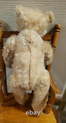 Antique Old Steiff Prewar Teddy Bear 9 White Mohair