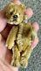 Antique Schuco German Miniature Perfume Teddy Bear 3 Golden Brown Mohair C. 1950