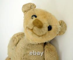 Antique Steiff ERA MoHair OLD Stuffed TEDDY Bear Jointed 9.5 Primitive WORN