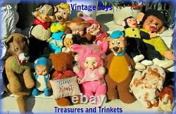 Antique Steiff Mohair Teddy Bear Miniature Vintage Toy 5 Rare 1930 Loved Schuco
