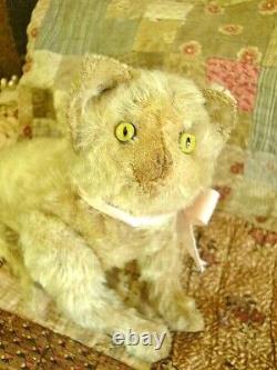 Antique Steiff Teddy Cat Katze