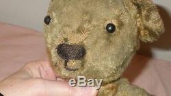 Antique Steiff or Schuco Teddy Bear Mohair 14 Fully Jointed Germany