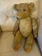 Antique Teddy Bear 1910s 1920s Working Growler Hump Mohair Glass Eyes 22 Inches