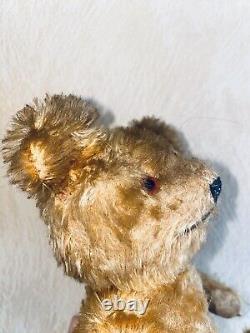 Antique Teddy Bear Mohair Vintage Made in Germany Plush Doll Old German Kids Toy