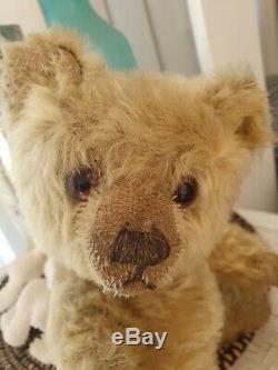 Antique Vintage Bear Farnell 1920 mohair teddy bear- so adorable and cute