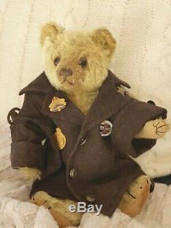 Antique Vintage Bear Farnell 1920 mohair teddy bear- so adorable and cute