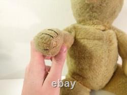 Antique Vintage Jointed Mohair Teddy Bear, Humpback, Hungary 1930s