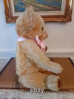 Antique Vintage Large Merrythought Mohair Teddy Bear 20
