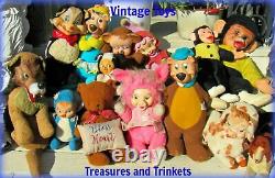 Antique Vintage Mohair Teddy Bear Googly Moving Eyes Knickerbocker Gund 22