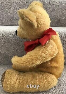 Antique Vintage Pedigree Bobby Bruin Style Jointed Mohair Teddy Bear 40/50s