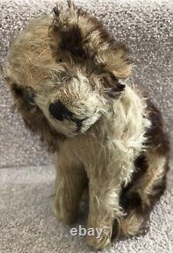 Antique Vintage Steiff Molly Type Mohair Dog Soft Toy Teddy Bear Friend 1930s