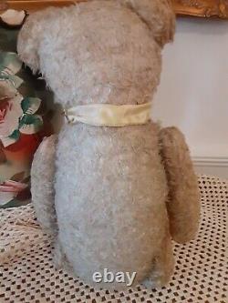 Antique Vintage Teddy Bear 18 Straw Stuffed