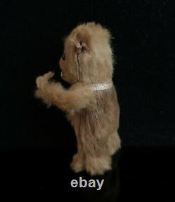Antique miniature teddy bear, Schuco, mohair