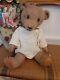 Antique or Vintage Early Straw Stuffed 16 Teddy Bear Well Loved