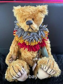 Artist Mohair Teddy Bear Bears LEONARD GOTOKING Sculpted Airbrushed OOAK Vntg