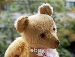 Beautiful antique 14 EDUCA Eduard Cramer blond mohair humpback teddy 1928