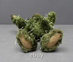Beverly A. White Cholla Green Cactus 11 Mohair Jointed Teddy Bear 1994