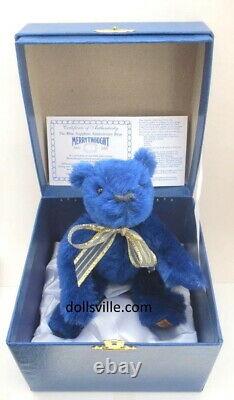 Blue Mohair Teddy Bear Anniversary Sapphire NEW NRFB Merrythought at Dollsville