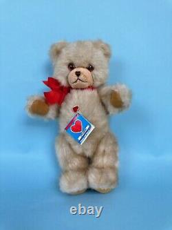 Brummi Long Mohair Teddy Bear OH Tag 12 Fully Jointed Vintage German Grizzly