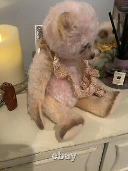 Charming Antique Style OOAK Handmade Mohair Teddy Bear By Vivianne Galli