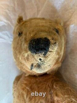Chiltern Antique Teddy Bear, mohair, original, vintage