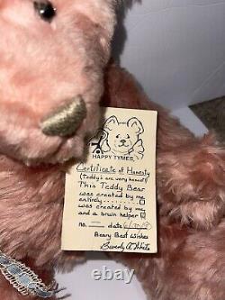 Collectible Teddy Bear Beverly A. White My Emily Plush about 45 cm One Made