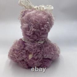 DURBEARS COLLECTABLE SUSAN DURBAS Lavender Mohair TEDDY BEAR PLUSH 9L