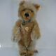 EUC 407857 Steiff Bear Teddy Baby Collection 1930 Replica Mohair Squeaker