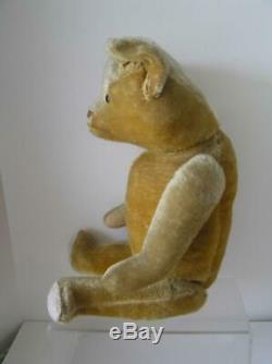 Early 1900's American Ideal Gold Mohair Teddy Bear LARGE 22.5 Tall & jointed
