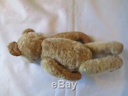 Early 20th Century Teddy Bear, Probably Hecla, Ten Inches, Beige Mohair