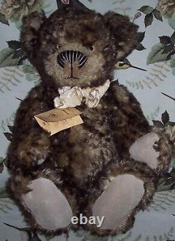 Early Mohair Artist Teddy Bear by Martin Germany Johannes (John) 17 inches Tall