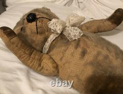 Edward My Vintage Chiltern 1950s Hugmee Mohair Dog nose Teddy Bear -Collectors