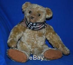Exceptional Quality Golden Mohair WW1 Era Antique 25 Farnell Teddy For Some TLC