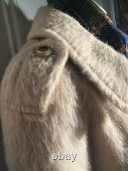 Exceptional Teddy Bear Coat 14 16 Camel 100% Mohair tie belt makes fit and flare
