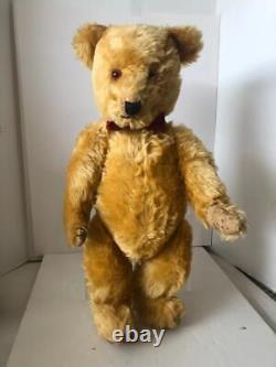 Exquisite! Antique 1940's Chiltern British Teddy Bear Thick Gold Mohair 23 MINT