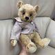 Forget Me Not Bear 33cm 13 in jacket mohair Teddy bear Rare Japan antique
