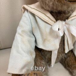 Forget Me Not Bear about Size 28cm 11 in dress mohair Limited Teddy bear Rare
