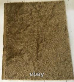 From 1994 Golden Colored Mohair Fur Teddy Bear Fabric 29 X 36